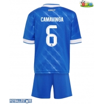 Real Madrid Eduardo Camavinga #6 Tredjedraktsett Barn 2025-26 Kortermet (+ Korte bukser)